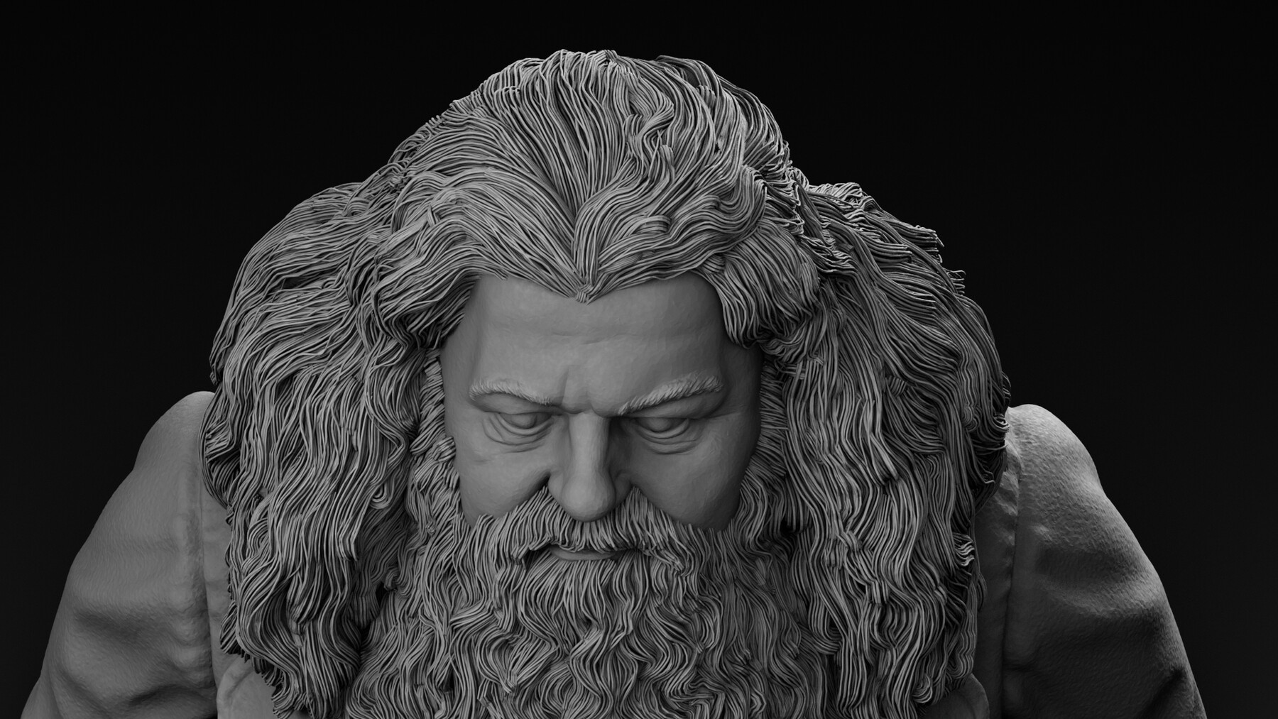 ArtStation - Robbie Coltrane - Hagrid - Harry Potter | Resources