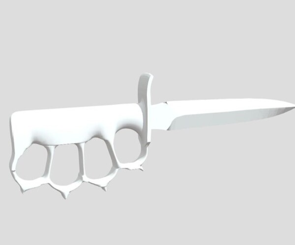 ArtStation - Resident Evil 4 Krauser's Knife (Untextured)