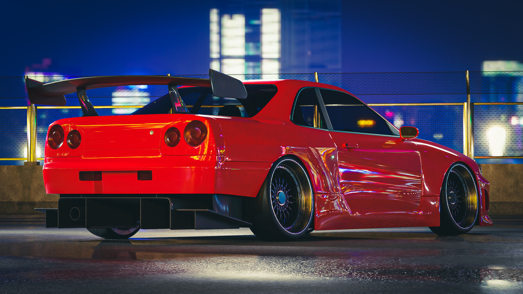 ArtStation - Nissan Skyline GT-R R34 | Resources