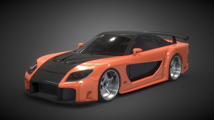 Artstation Mazda Rx 7 Veilside Fortune Resources