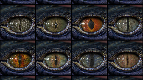 Creature Eyes Vol 07 - PBR