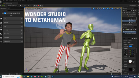 wonder studio to unreal engine  Metahuman v 1.3