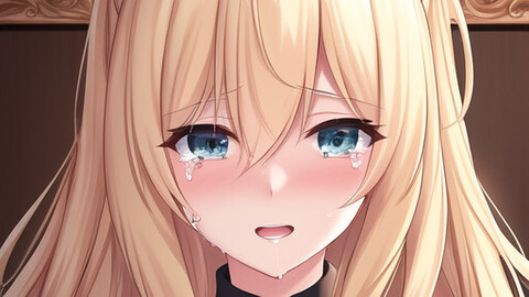 Chibi Crying Anime Face / blue eyes | Roblox Item - Rolimon's