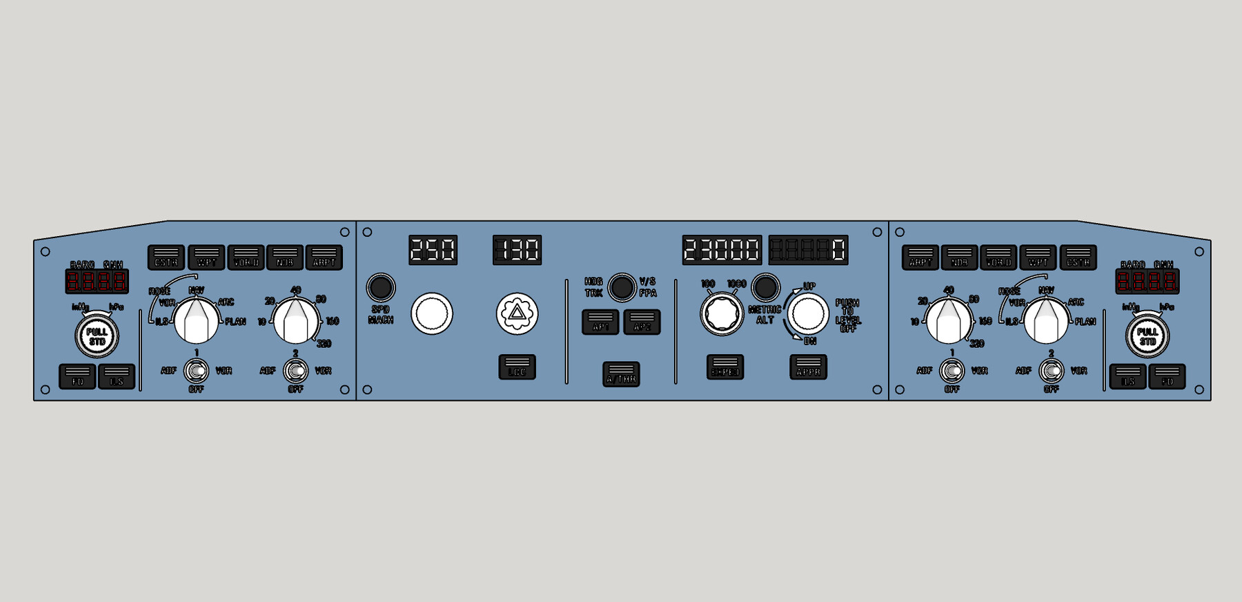 Artstation A320 A330 Fcu And Efis Panel Resources