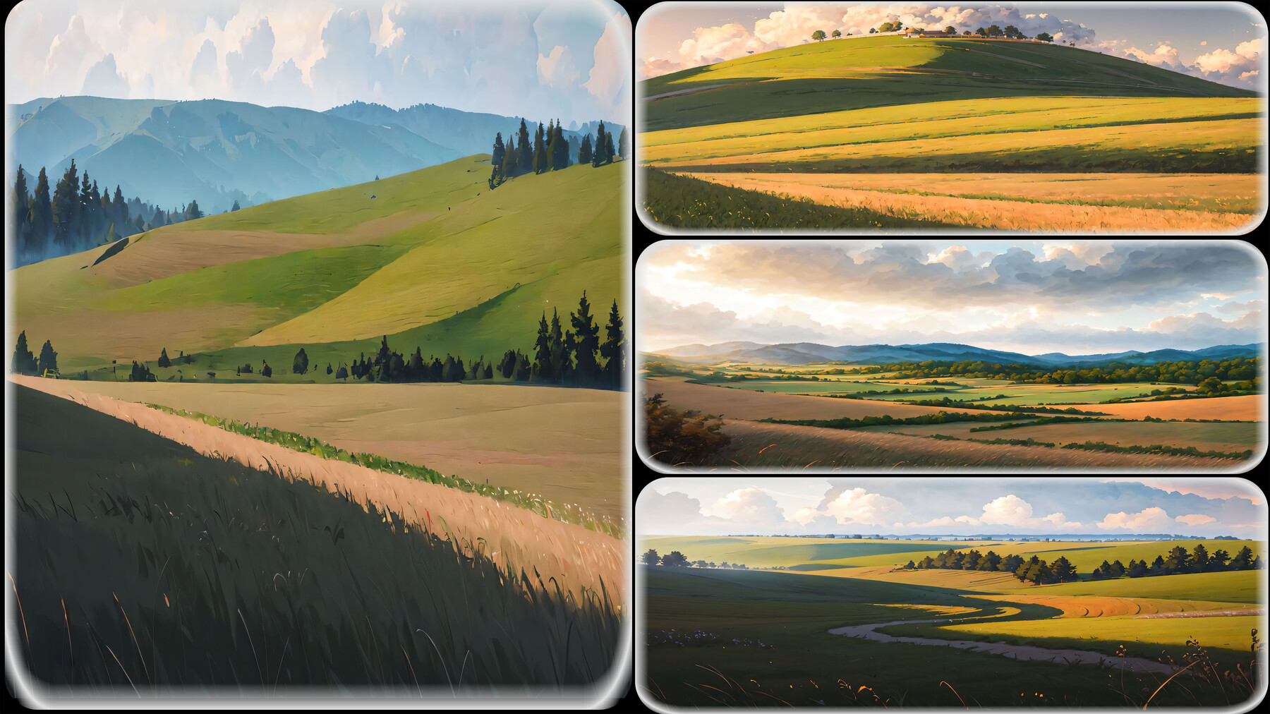 ArtStation - 100 Steppe Serenity Landscape - Environment References ...