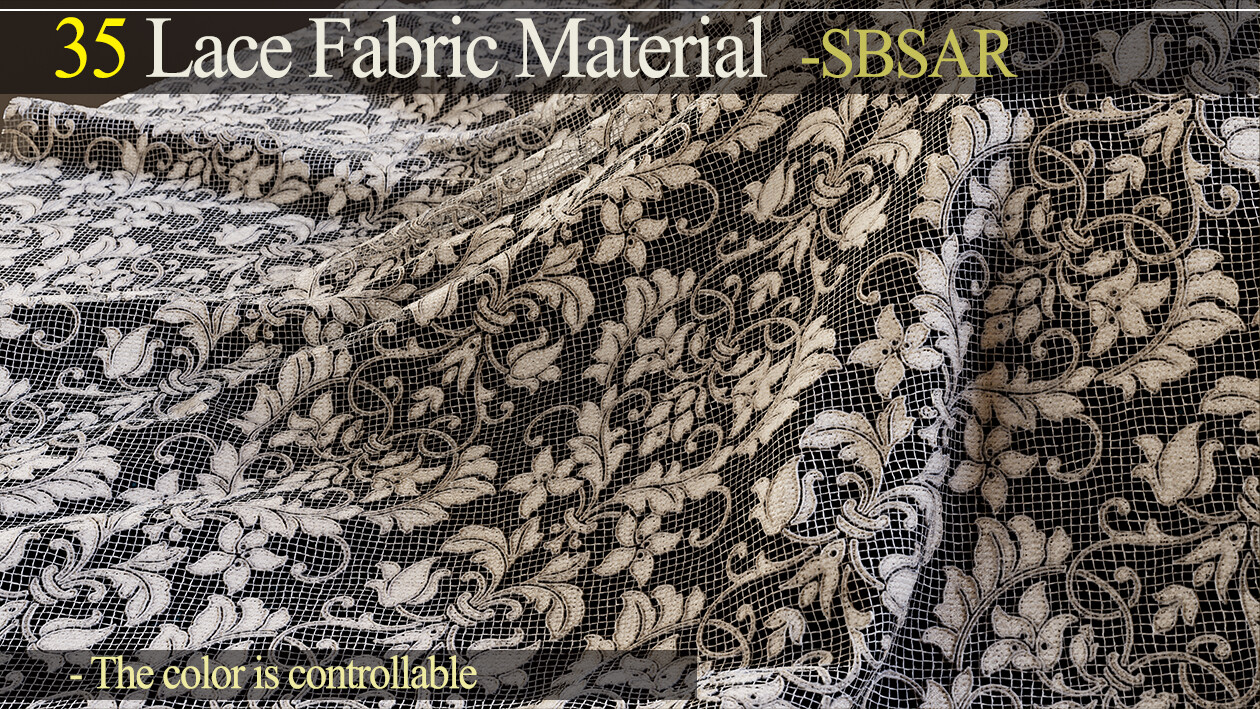 ArtStation - 30 Sashiko fabric Material