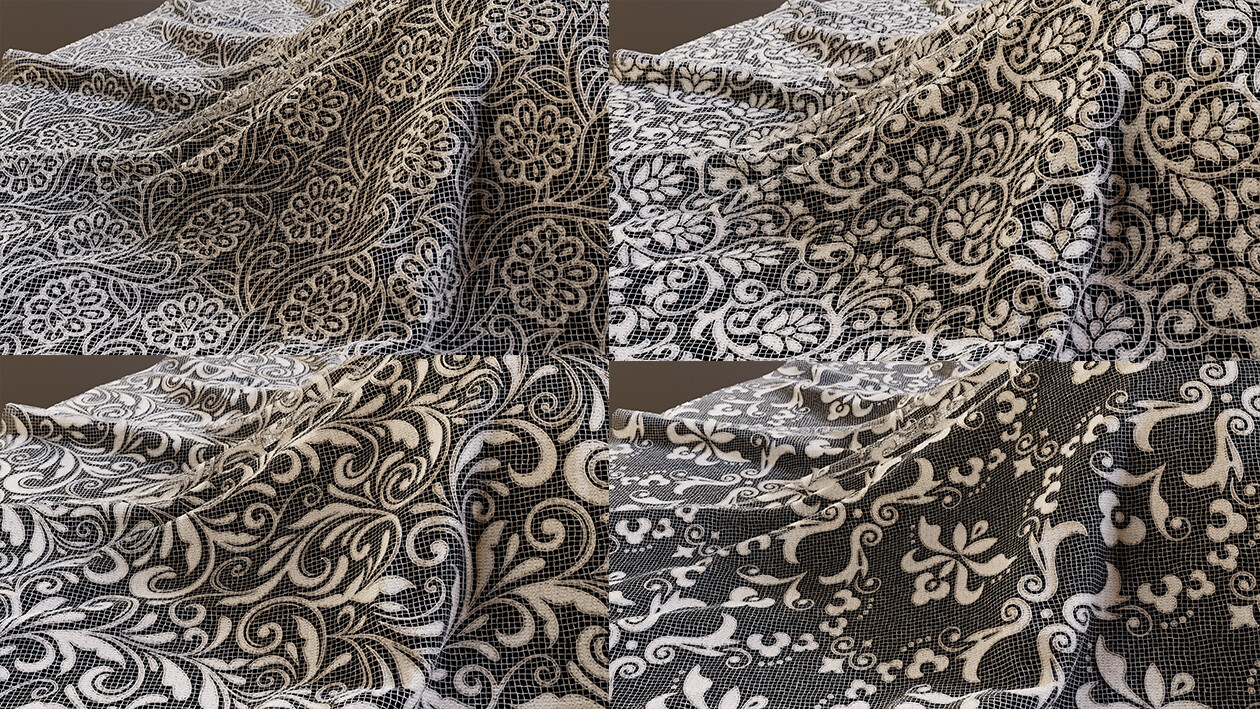 ArtStation - 30 Sashiko fabric Material