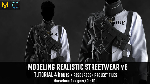 Tutorial MD/Clo3D - Realistic Streetwear v6