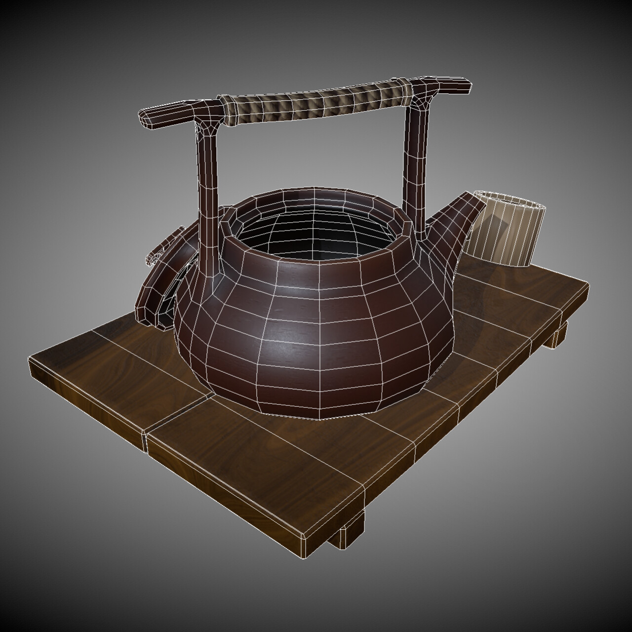 ArtStation - Clay teapot with some accessories | Resources