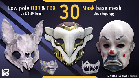 30 Mask BaseMesh and IMM brush