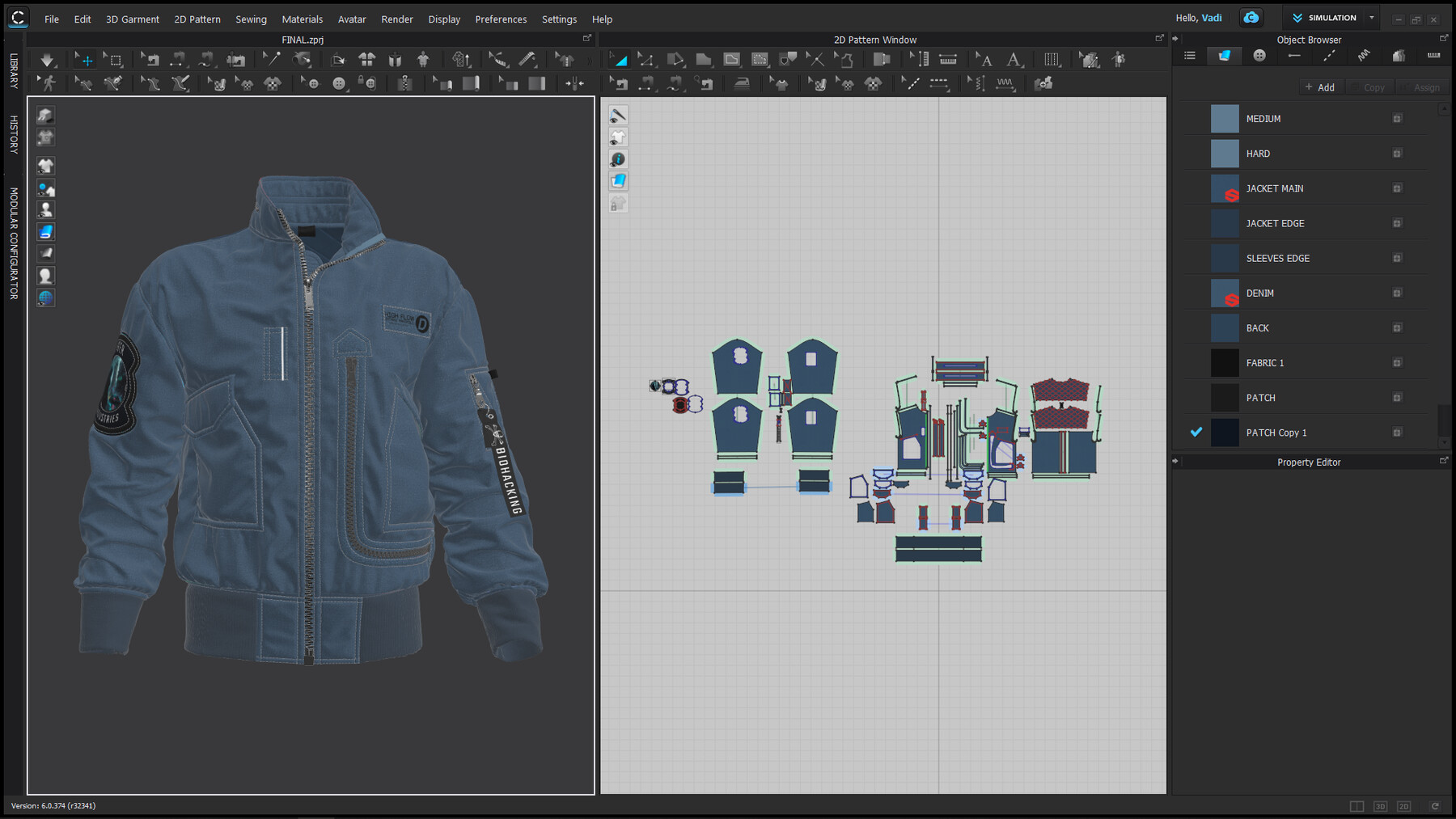 ArtStation - Tutorial MD/Clo3D - Jacket v2 | Tutorials