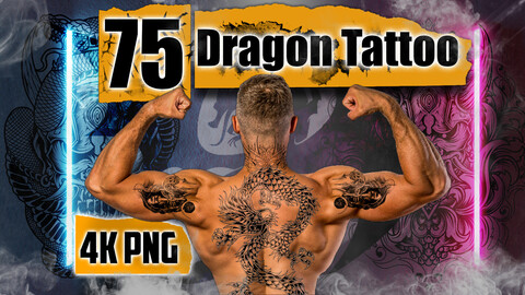 75 Dragon Tattoo