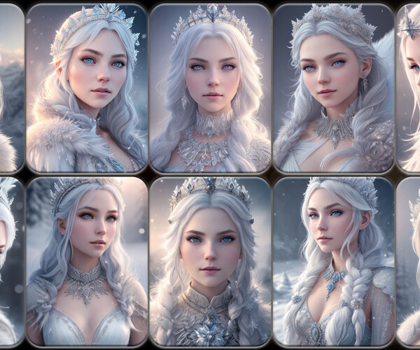 ArtStation - 300 Realistic Queen of Ice Reference Pack | 4K | v.2 ...