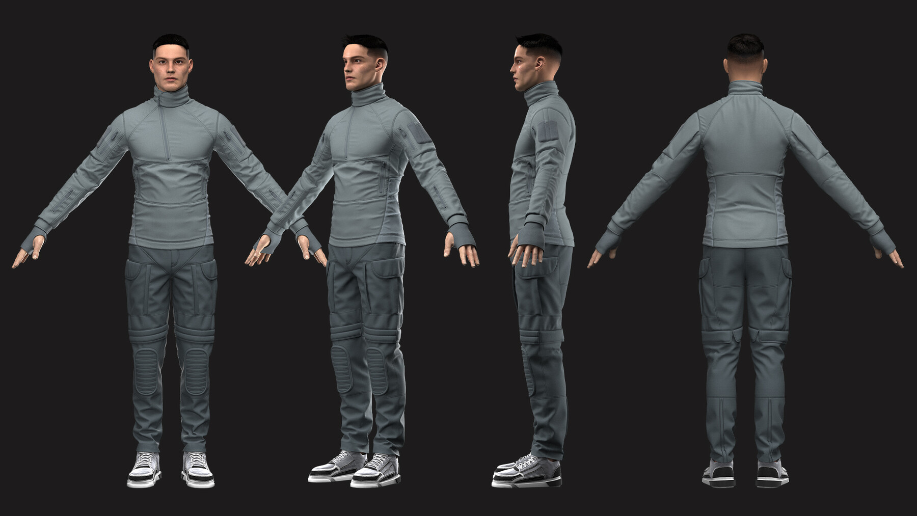 ArtStation - Baseball uniform / Marvelous Designer / Clo 3D project + obj