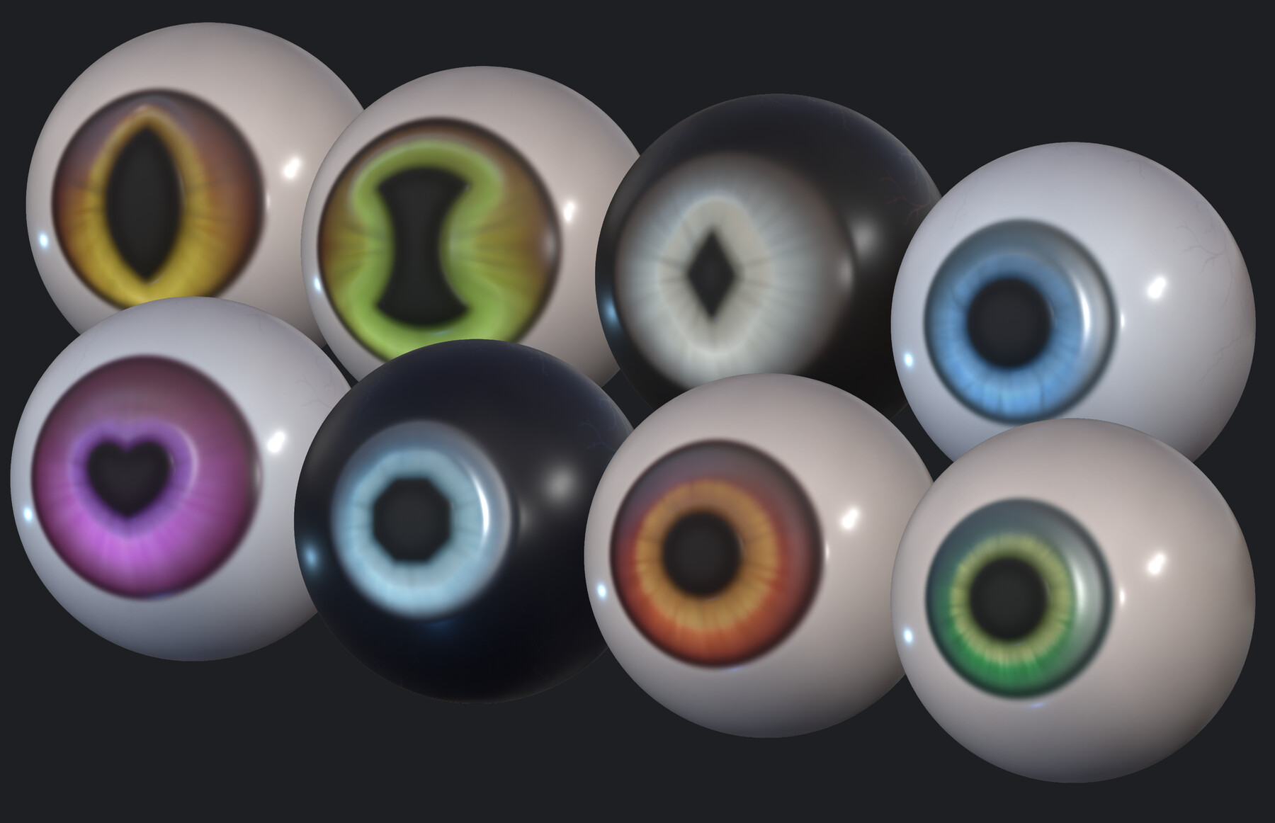 ArtStation - Stylized Anime Eye Generator for Blender