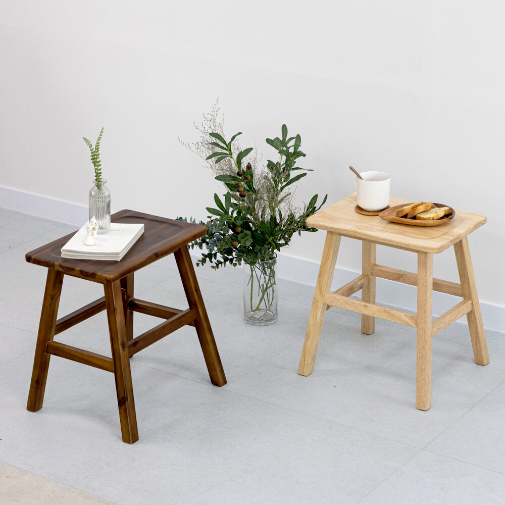 ArtStation - Mine wooden stool chair plant stand | Resources