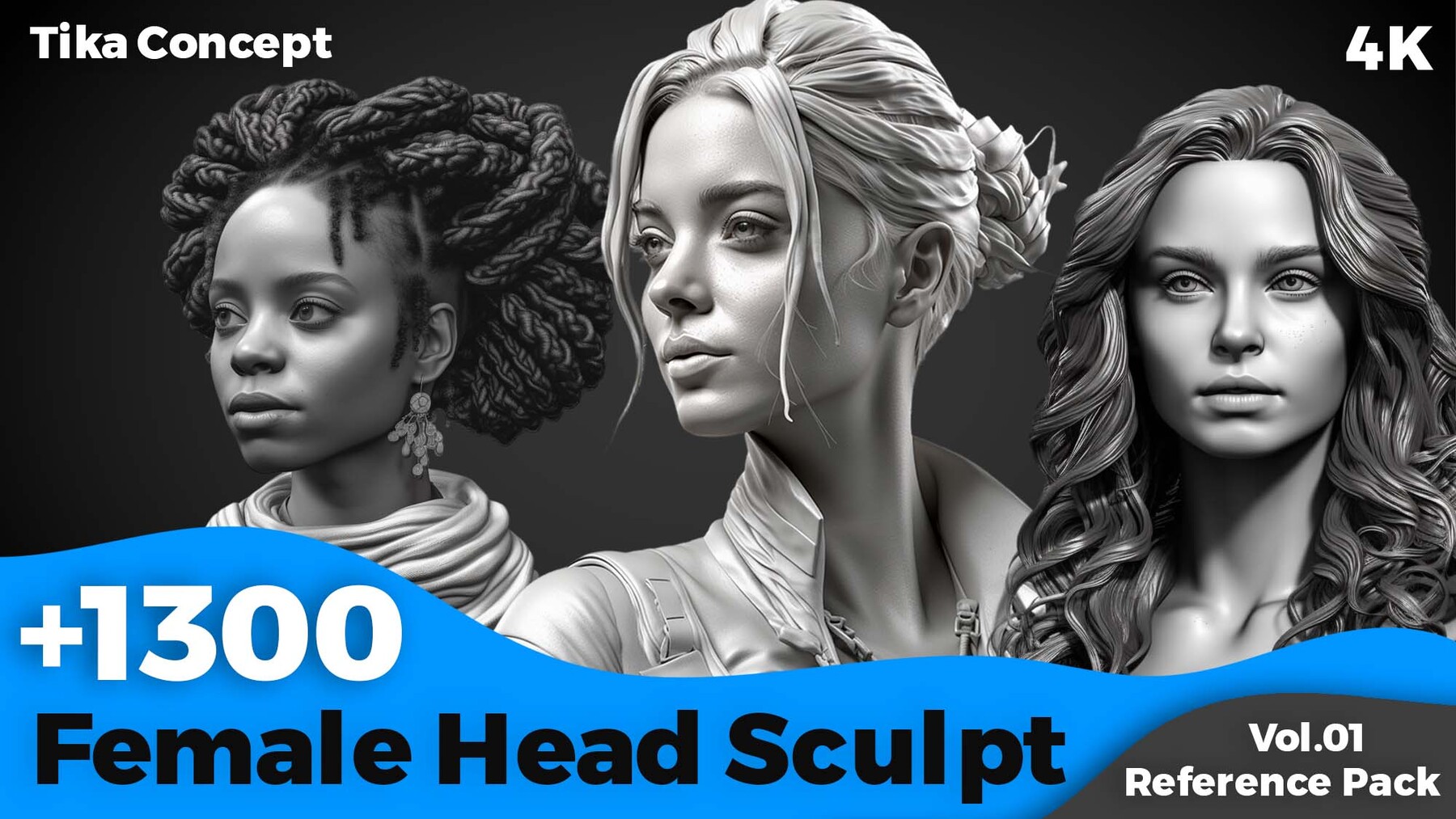 ArtStation - Female Head sculpt