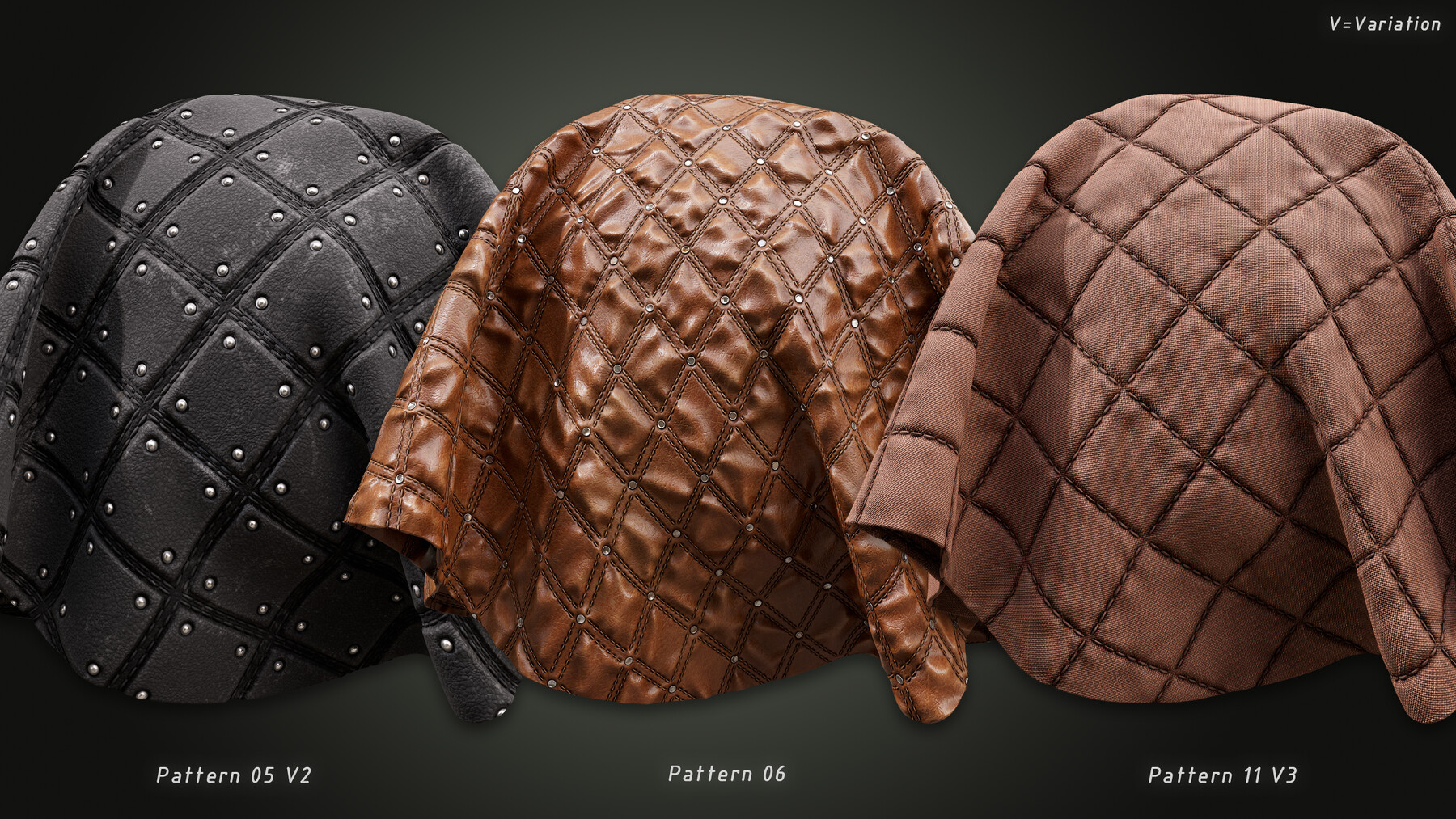 ArtStation - 15 High Quality Armor Leather Material