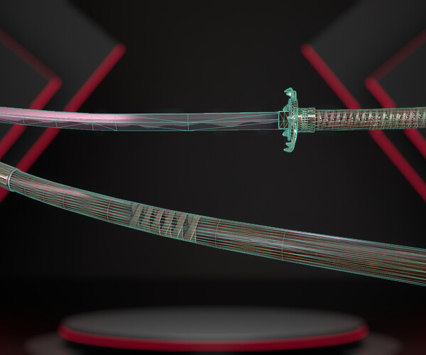 ArtStation - Snake Katana | Game Assets