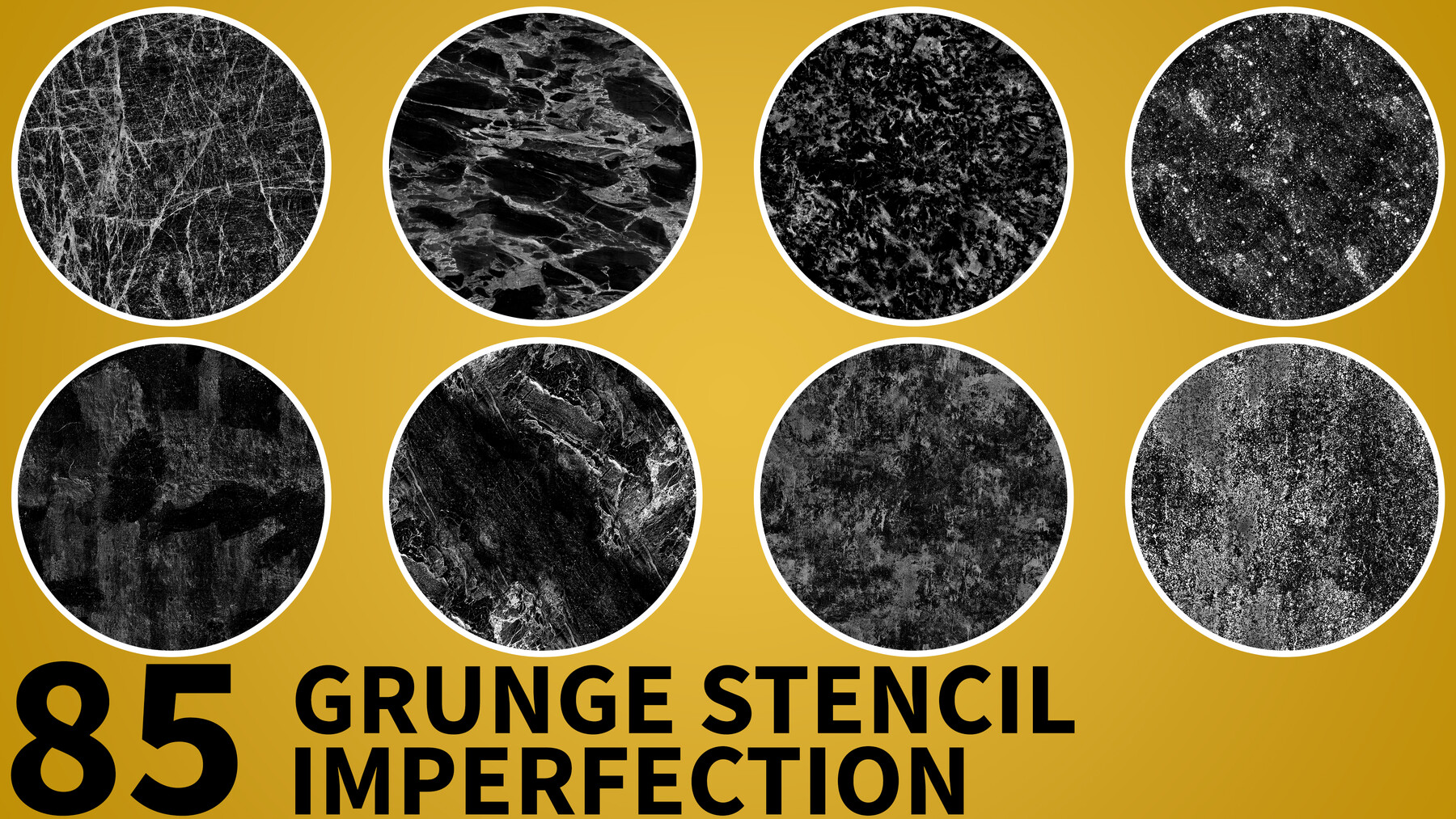 ArtStation - High Quality Useful Grunge Stencil Imperfection vol.2 | Brushes