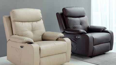 Electric single recliner sofa