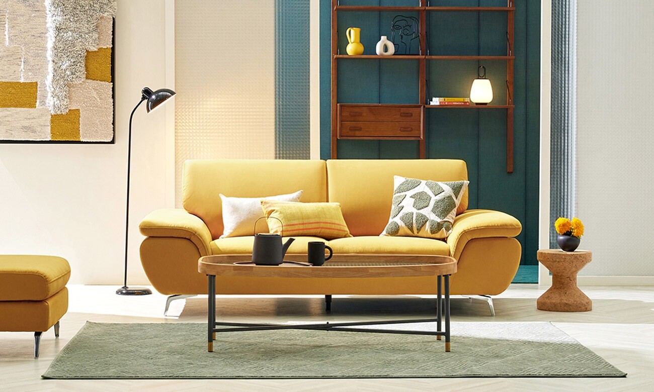 ArtStation - Trebuu 3-person swivel fabric sofa | Resources