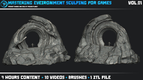 Mastering Environment Sculpting For Games Vol 01