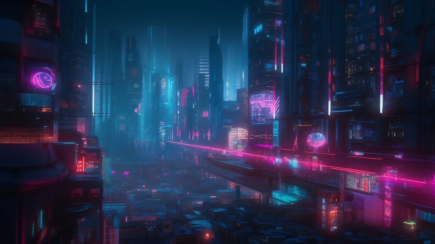 Artstation - Cyberpunk City Wallpapers 