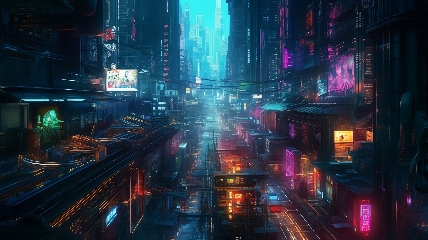 ArtStation - Cyberpunk City Wallpapers | Artworks