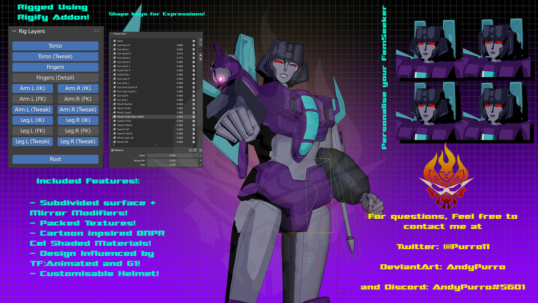 ArtStation - Slipstream - Transformers G1 - 3D Blender Model | Game Assets