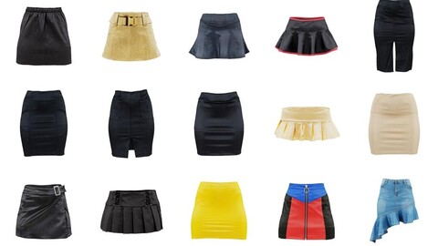 Stand Out from the Crowd with 25 Striking Skirts from Part 2 Clothing Item Collection