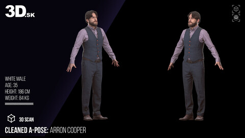 Cleaned A Pose Scan | Arron Cooper Manager