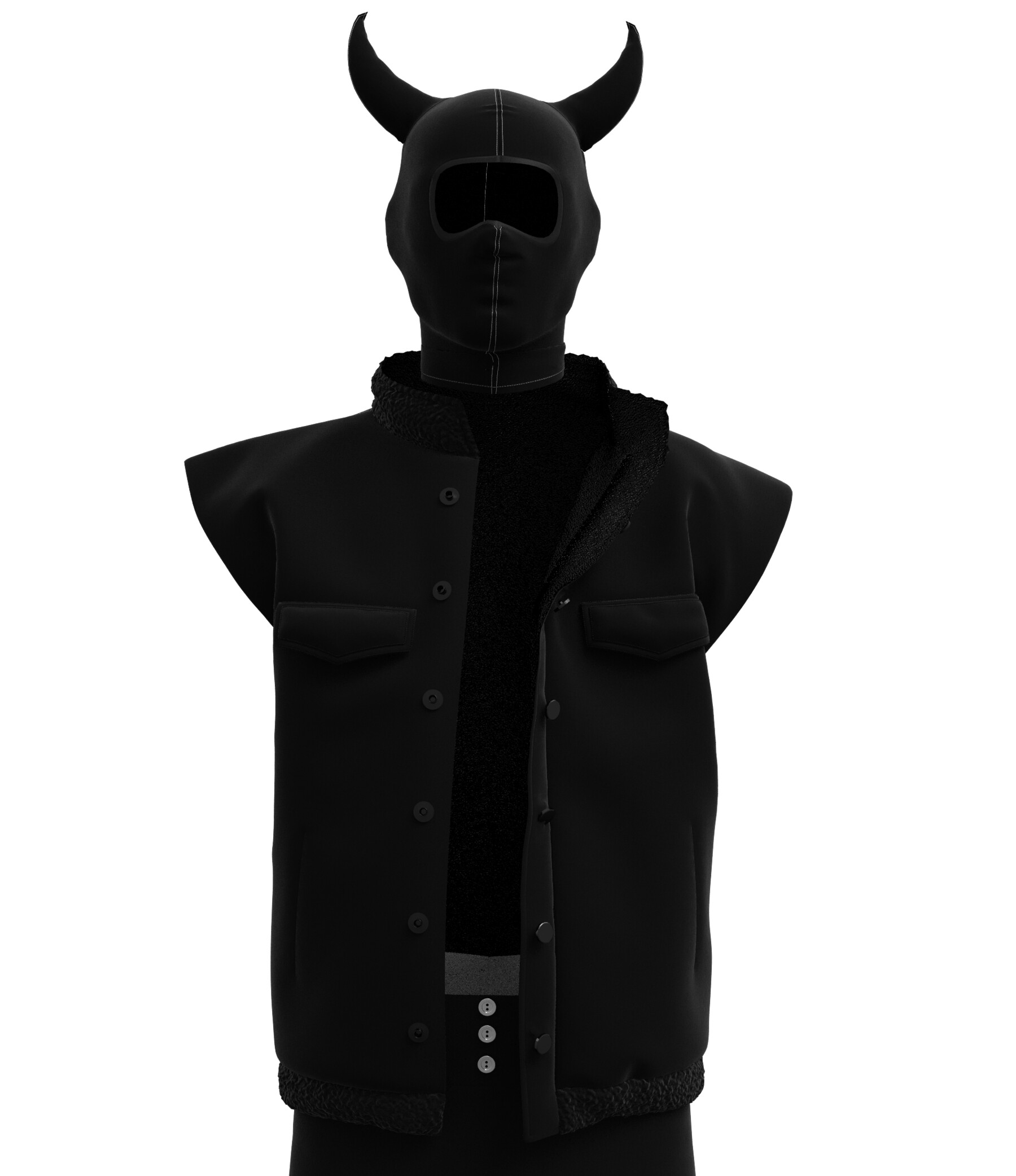 DEVIL SKI MASK – DEAL BLACK WEAR