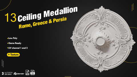 30 Ceiling Medallion  /////    Special OFFER  Vol.4