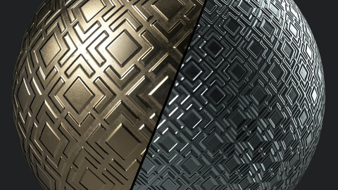 Metal Materials 37- Metal panels By Painting | Pbr 4k Seamless Sbsar