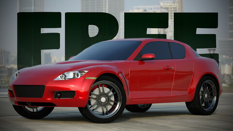 Mazda Rx8 Free 3D Model