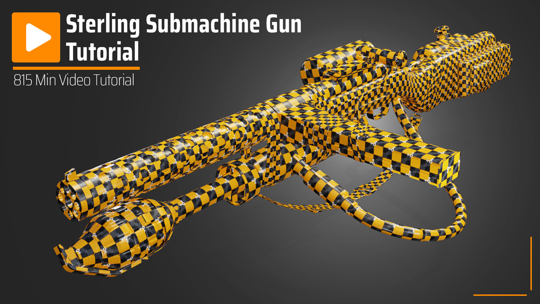 ArtStation - sterling submachine gun | Tutorials