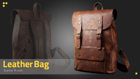 Leather Bag - Free Game Asset + Smart Material