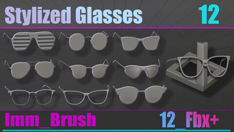 Stylized Eyewear package