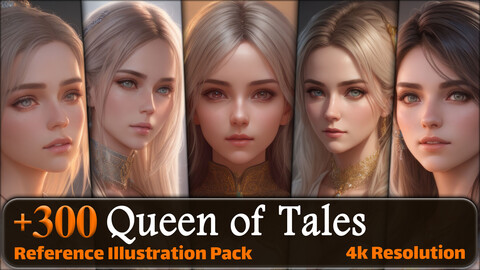 300 Queen of Tales Reference Pack | 4K | v.17