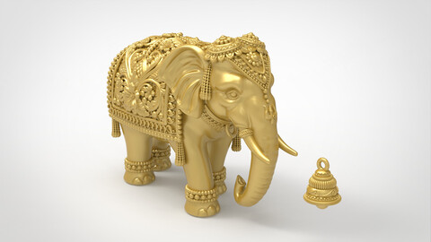 Elephant 3D-print Model File-2