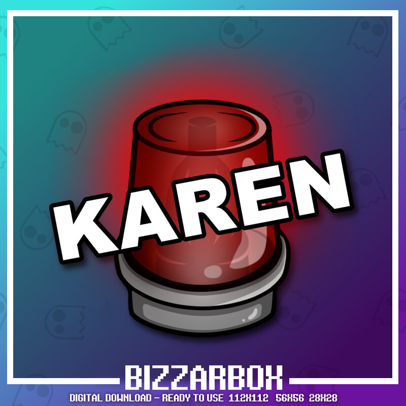 ArtStation - Twitch Emote: Karen Alert | Artworks