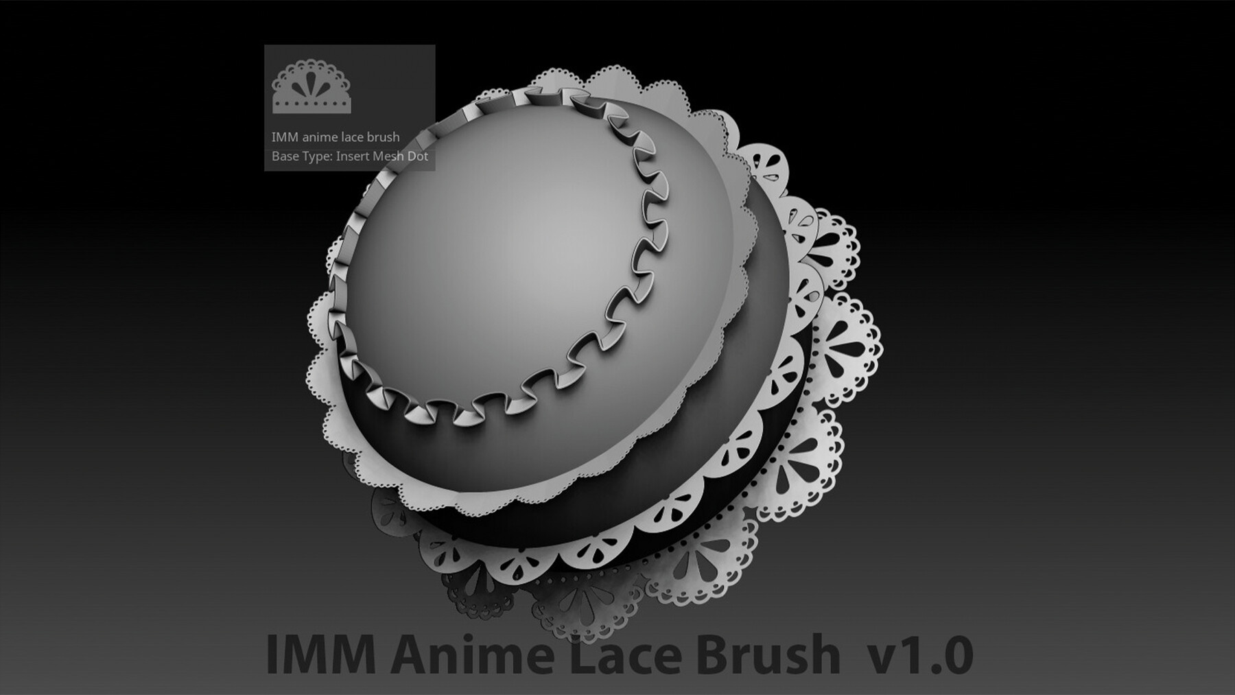 doing lace in zbrush