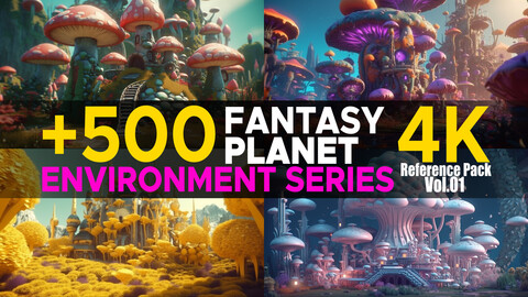 +500 Fantasy Planet (Environment Series Pack Vol.01) 4K