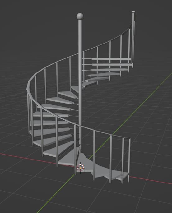 ArtStation - Spiral Staircase | Game Assets