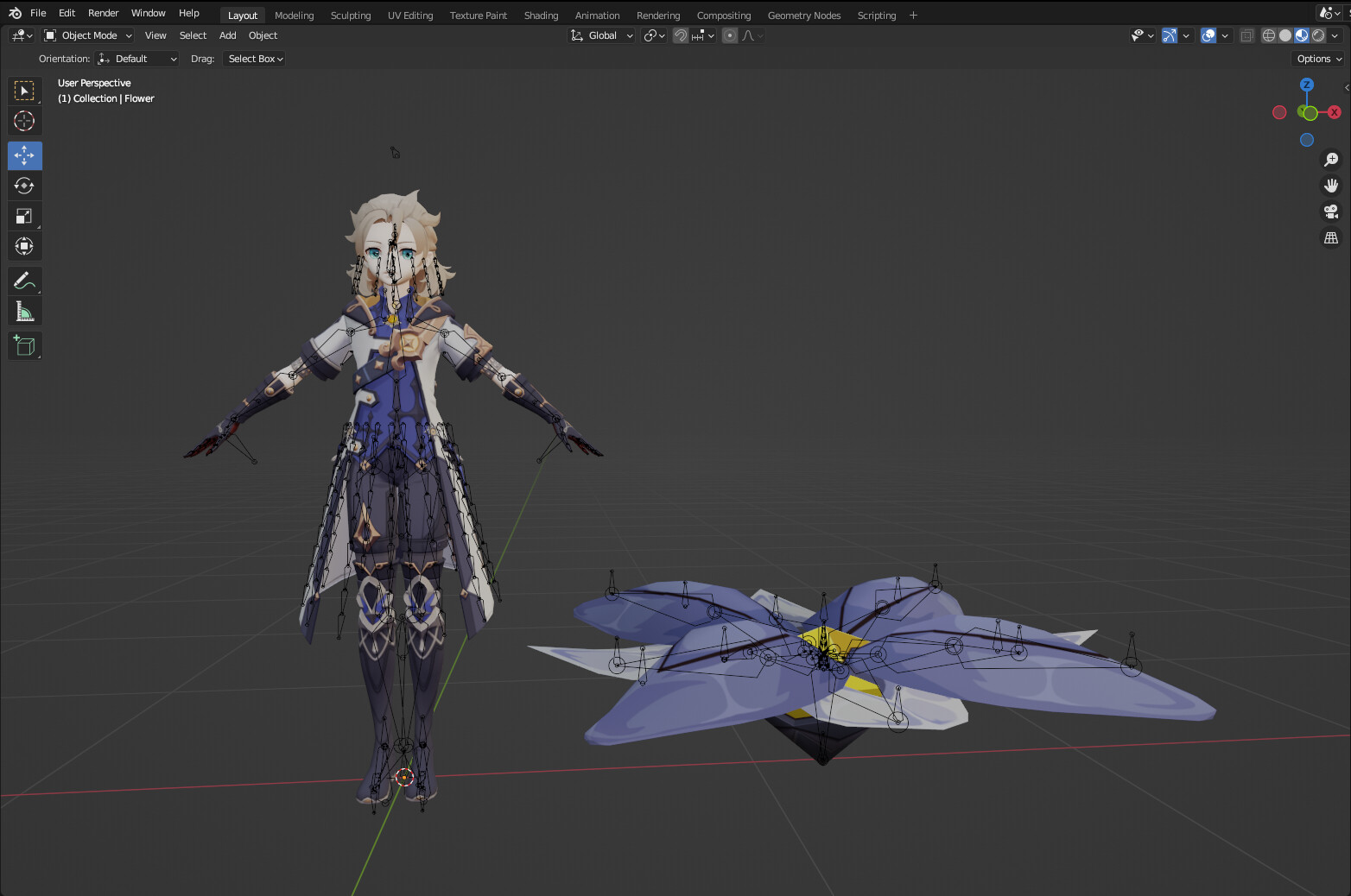 ArtStation - Genshin Impact - Albedo RIGGED | Resources