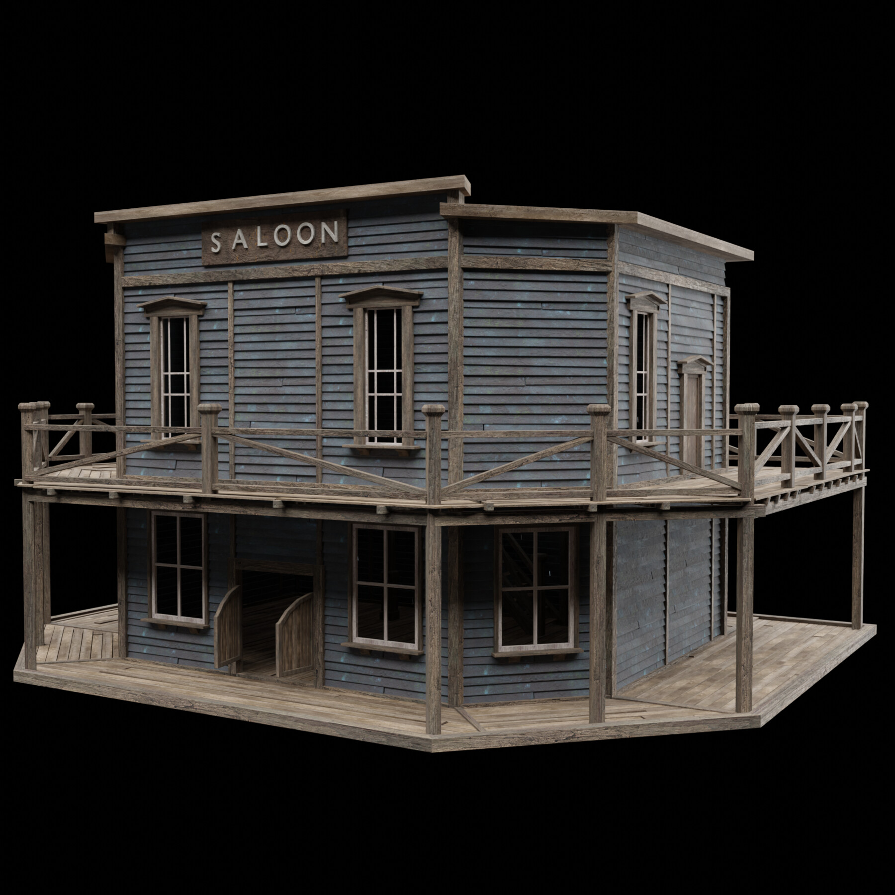 ArtStation - WILD WEST WESTERN SALOON BAR PUB TAVERN RESTAURANT ...