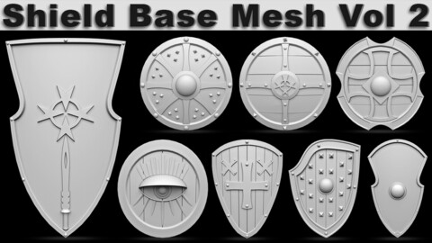 Shield Base Mesh Vol 2