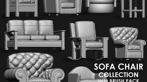 Sofa Chair Collection IMM Brush Pack (9 in One)