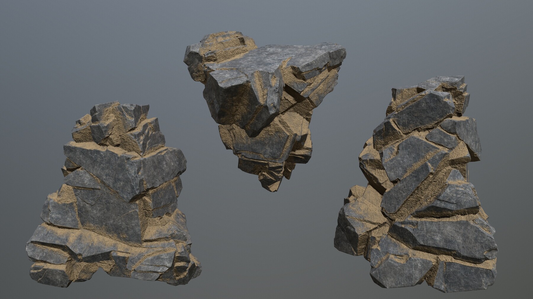 ArtStation - desert cliff rocks | Game Assets